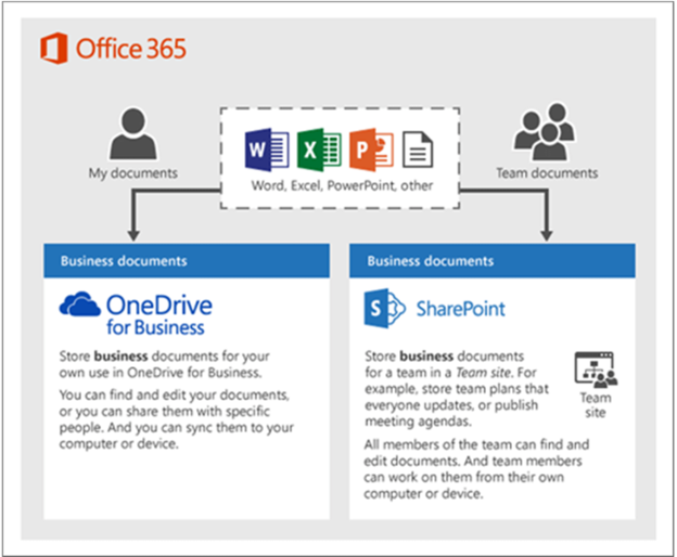 OneDrive vs. SharePoint. What’s the Difference?